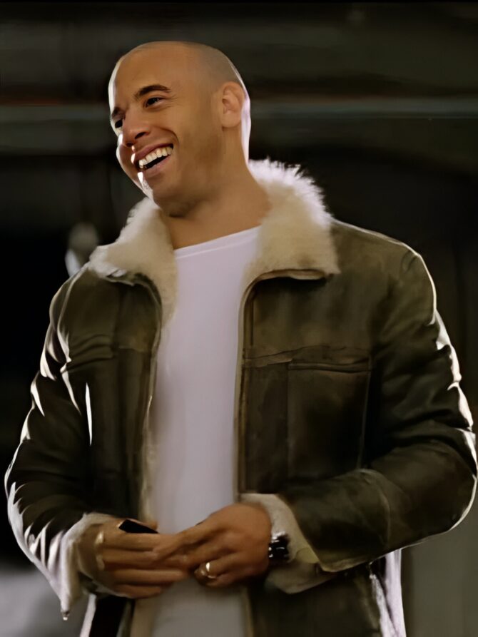 Vin Diesel Jacket Triple X Leather Fur Jacket