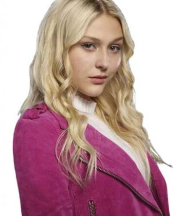 Alyvia Alyn Lind Pink Suede Jacket