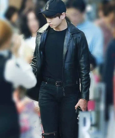 BTS Jungkook Leather Jacket