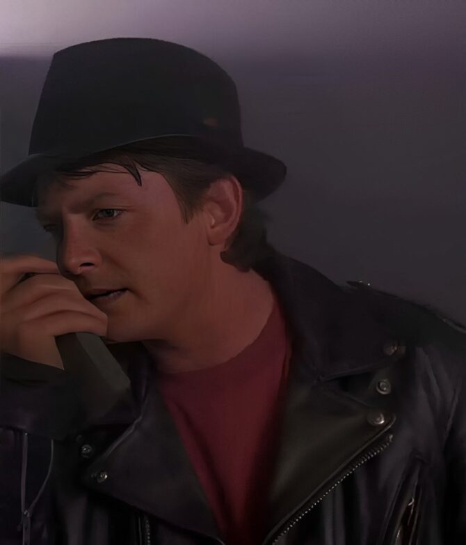 Back To The Future 2 Leather Jacket
