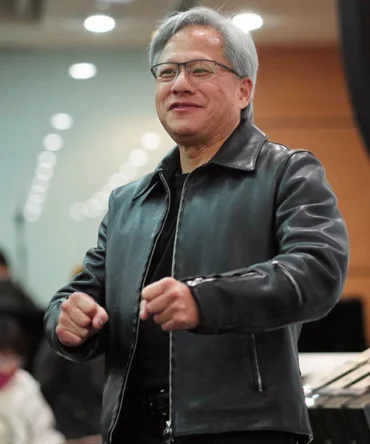 CEO Jensen Huang Leather Jacket