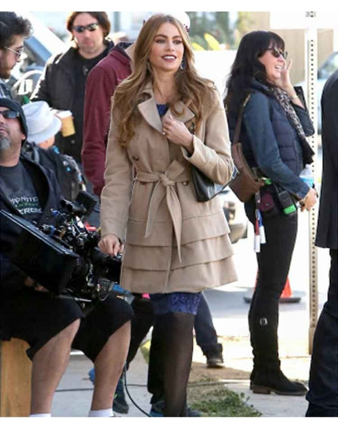 Modern Family Sofia Vergara Coat Cotton