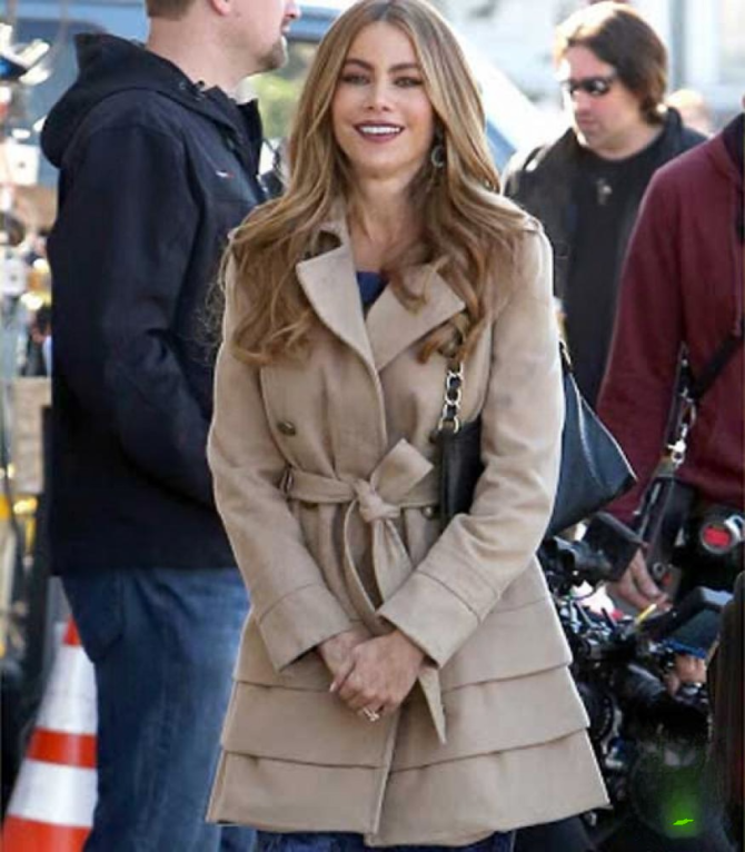 Modern Family Sofia Vergara Coat Cotton