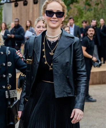 Jennifer Lawrence Leather Jacket