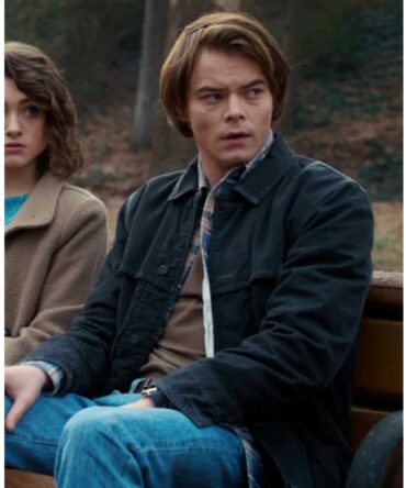 Stranger Things Charlie Heaton Jonathan Byers Outfit Cotton Jacket