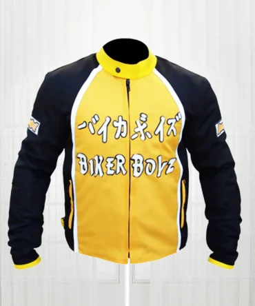 Biker Boyz Jacket Yellow Motorcycle Leather Jacket