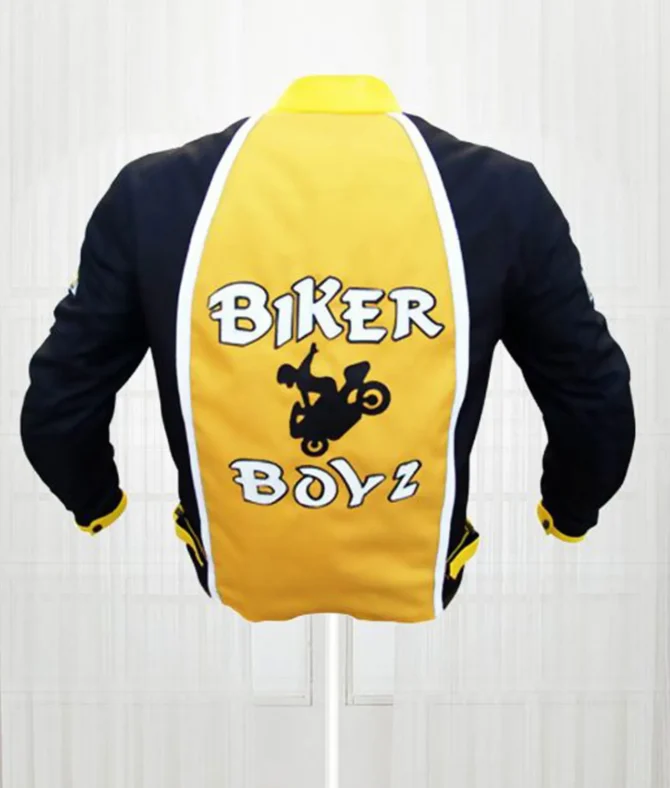 Biker Boyz Jacket Yellow Motorcycle Leather Jacket