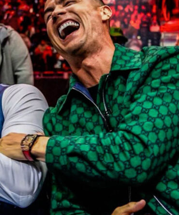 Cristiano Ronaldo Flannel Padded Green Jacket