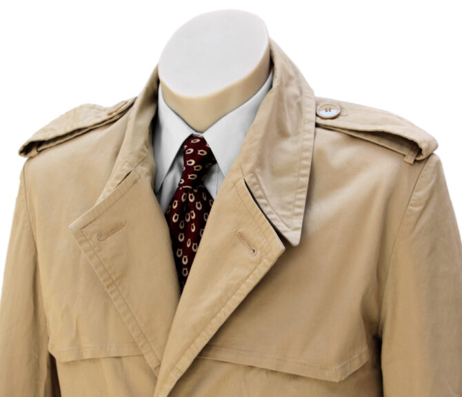 DOUBLE BREASTED CASABLANCA COAT