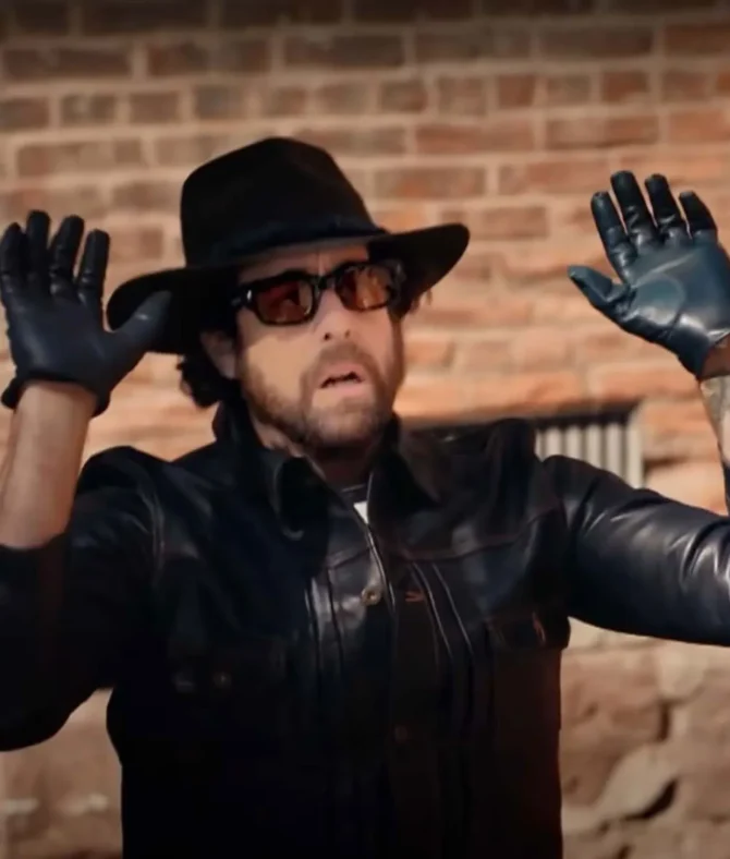Adam Goldberg Suit Leather Jacket