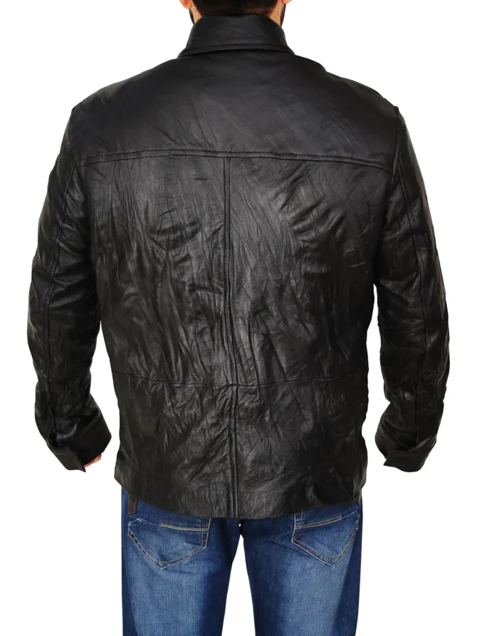 The Damon Vampire Diaries Leather Jacket