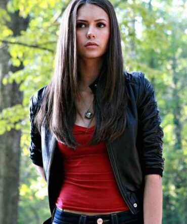 The Vampire Diaries Elena Gilbert Leather Jacket