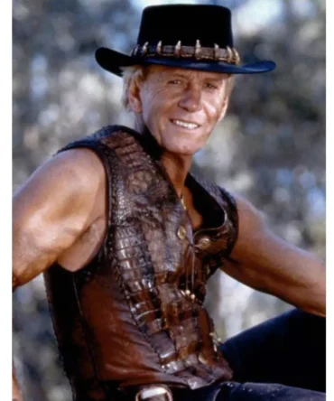 Mick (Paul Hogan) Leather Crocodile Dundee Vest