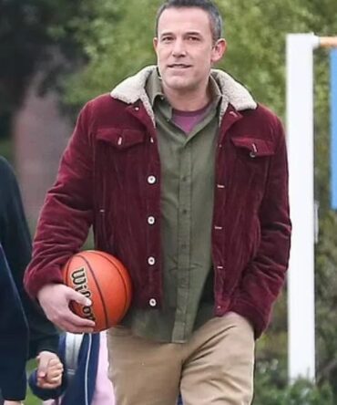 Sherpa Collar Ben Affleck Corduroy Jacket